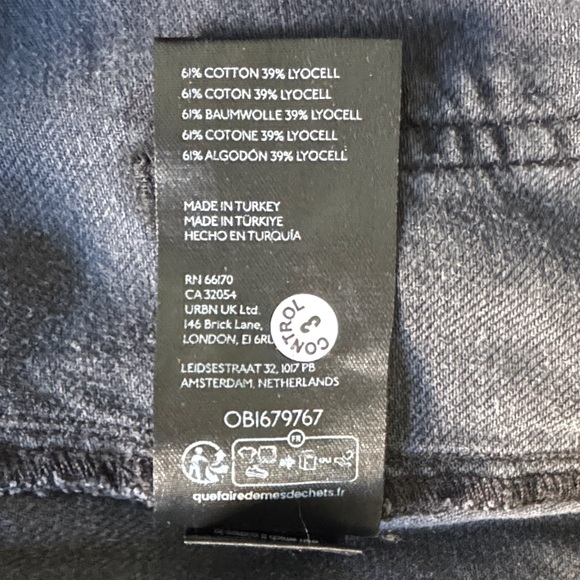 Anthropologie Pilcro The Skipper Strapless Denim Wide Leg Jumpsuit Size 4 - Picture 13 of 14